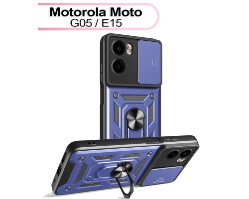 Чохол до мобільного телефона BeCover Military Motorola Moto G05 / E15 Blue (713528)