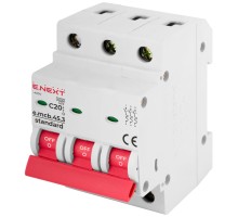 Автоматичний вимикач E.NEXT 3-п e.mcb.stand. 20А C ( 4,5кА) (s002032)