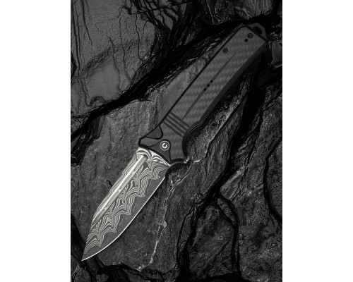 Ніж Civivi Neurohaptic, G10/Carbon, Damascus (C23080-DS1)