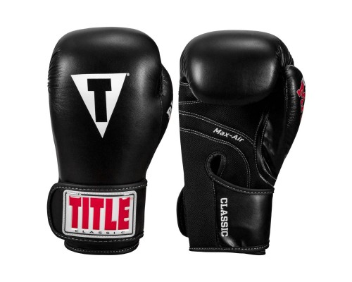 Боксерські рукавички Title Classic Black Max Black 8 oz (CBMBG2 8 BK)