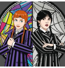 Картина по номерам Santi Wednesday and Agnes 40х40 см, алмазна мозаїка (954947)