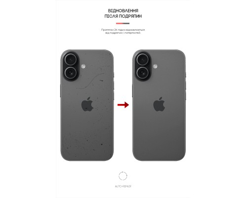 Плівка захисна Armorstandart Back panel Carbone Apple iPhone 17 Silver (ARM86192)