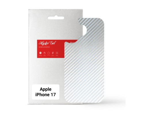Плівка захисна Armorstandart Back panel Carbone Apple iPhone 17 Silver (ARM86192)
