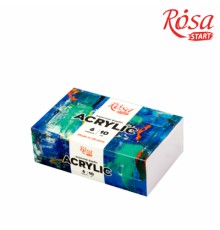 Акрилові фарби Rosa START COLOR 6 x10мл, (4823098530978)