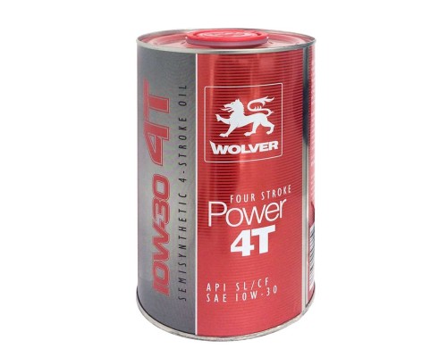 Моторна олива Wolver FOUR STROKE POWER 4T 10W-30 1л (4260360943379)