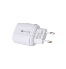 Зарядний пристрій Patron USB QC3.0 2.4A white (PN-QC3-220V-W)