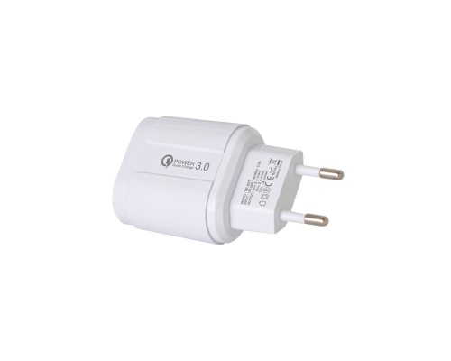 Зарядний пристрій Patron USB QC3.0 2.4A white (PN-QC3-220V-W)