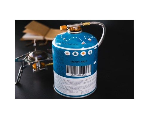 Газовий балон Quest 450 г різьбове з'єднання (набір 12 шт) (Q-G450_12)