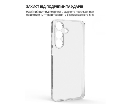 Чохол до мобільного телефона BeCover Silicone Samsung Galaxy S25 FE SM-S731 Transparent (714389)