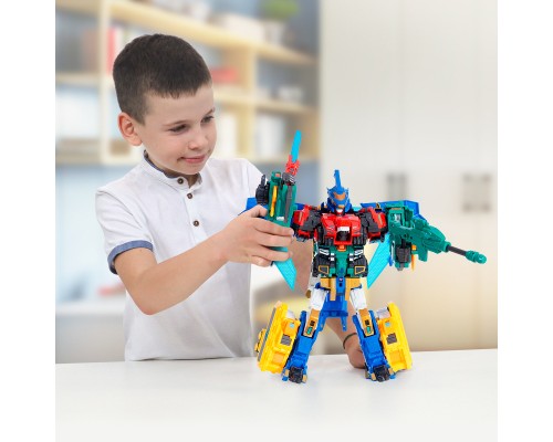 Трансформер Dinoster Метатрон (5 роботів, аксесуари) (EU580101)