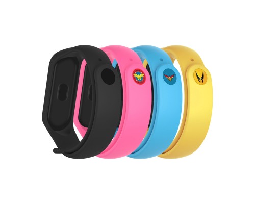 Ремінець до фітнес браслета Armorstandart комплект 4шт Xiaomi Mi Band 7/6/5 Superhero Edition 3 (ARM77061)