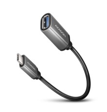 Перехідник OTG USB 3.0 AF to USB-C 0.2m gray AXAGON (RUCM-AFAC)