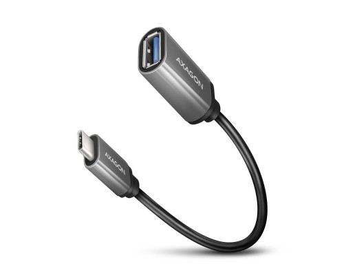 Перехідник OTG USB 3.0 AF to USB-C 0.2m gray AXAGON (RUCM-AFAC)