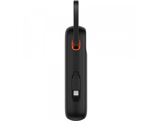 Батарея універсальна Baseus 10000mAh Qpow 2 30W PD/3.0, QC/3.0, w/built-in USB-C cable, Black (P10055008113)