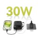 Батарея універсальна Baseus 10000mAh Qpow 2 30W PD/3.0, QC/3.0, w/built-in USB-C cable, Black (P10055008113)