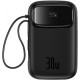 Батарея універсальна Baseus 10000mAh Qpow 2 30W PD/3.0, QC/3.0, w/built-in USB-C cable, Black (P10055008113)