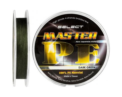 Шнур Select Master PE 150m 0.18мм 21кг (1870.01.76)