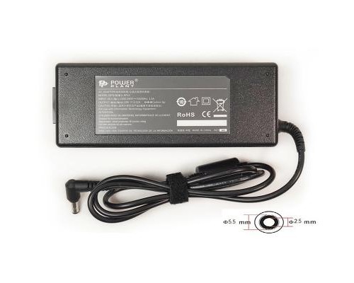 Блок живлення до ноутбуку PowerPlant ASUS 220V, 19V 120W 6.32A (5.5*2.5) (AS120F5525)