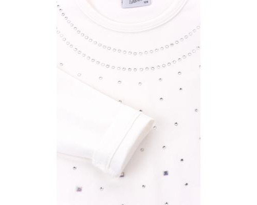Кофта дитяча Breeze зі стразами (8218-152G-beige)