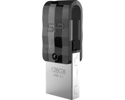 USB флеш накопичувач Silicon Power 128GB C31 Silver USB 3.1/Type C (SP128GBUC3C31V1K) USB флеш накопичувач Silicon Power 128GB C31 Silver USB 3.1/Type C (SP128GBUC3C31V1K)