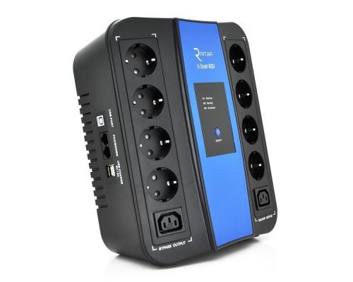 Пристрій безперебійного живлення Ritar U-Smart-1000 (600W) (RS628U)