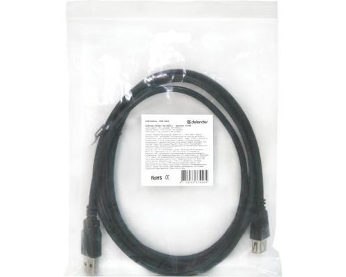 Дата кабель USB 2.0 AM/AF 1.8m USB02-06 Defender (87456)