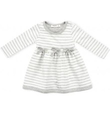 Плаття дитяче Breeze у смужку з бантиком (11630-86G-gray)
