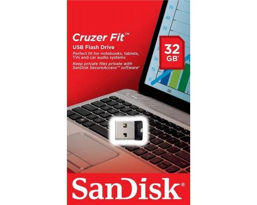 USB флеш накопичувач SanDisk 32GB Cruzer Fit USB 2.0 (SDCZ33-032G-G35)
