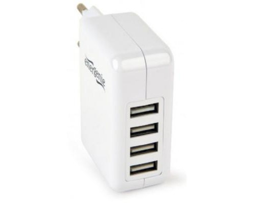 Зарядний пристрій EnerGenie 4 USB, 3.1A (EG-U4AC-02)