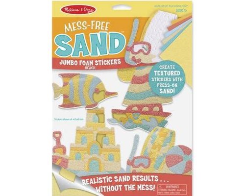 Набір для творчості Melissa&Doug Об'ємні блискучі наклейки Пляж (MD30042)