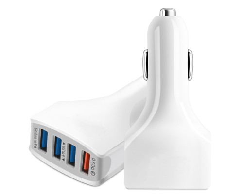 Зарядний пристрій XoKo CQC-400 4 USB Qualcom 3.0 7A White (CQC-400-WH)