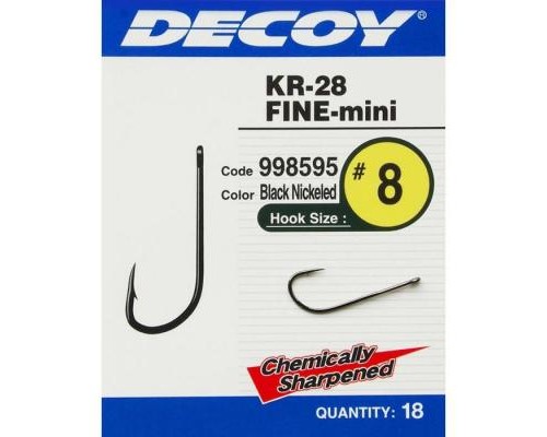 Гачок Decoy KR-28 Fine mini 08 (18 шт/уп) (1562.03.30)