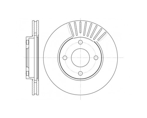 Гальмівний диск REMSA 6575.10