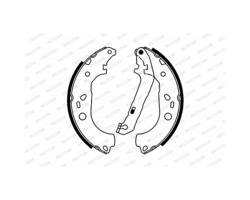 Гальмівні колодки FERODO FSB687