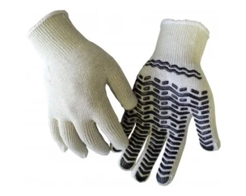 Захисні рукавиці Werk ХБ натур., чорна 