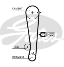 Ремінь ГРМ Gates 5511XS