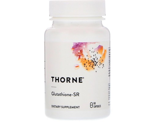 Антиоксидант Thorne Research Глутатіон, Glutathione-SR, 60 капсул (THR-54003) 