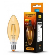 Лампочка TITANUM Filament C37 4W E14 2200K бронза (TLFC3704142A)