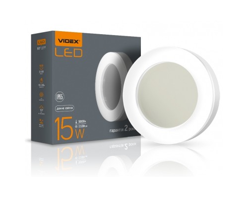 Світильник Videx LED ART IP65  15W 5000K (VL-BHFR-155)