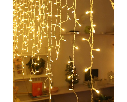 Гірлянда ColorWay Бахрома 3мx0.6м 100Led (IP20) теплий білий (CW-GF-100L36VWW)