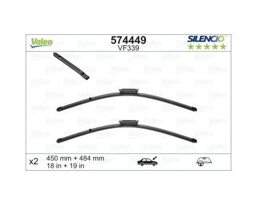 Щітка склоочисника Valeo 574449