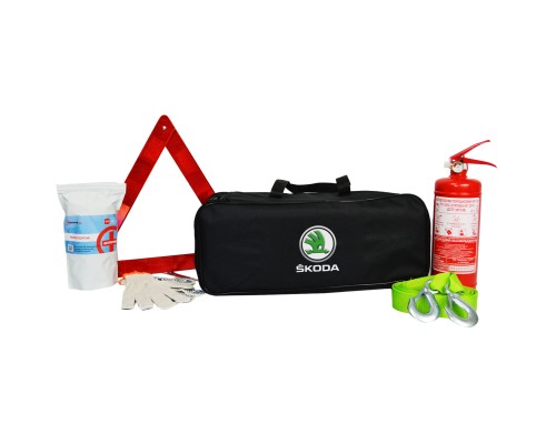 Набір техдопомоги Poputchik Базовий, Skoda, чорна (01-147-IS)