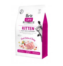 Сухий корм для кішок Brit Care Cat GF Kitten HGrowth and Development 400 г (8595602540686)