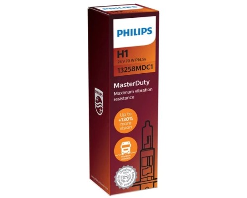 Автолампа Philips 13258MDC1 H1 24 V 70W MasterDuty (2451)
