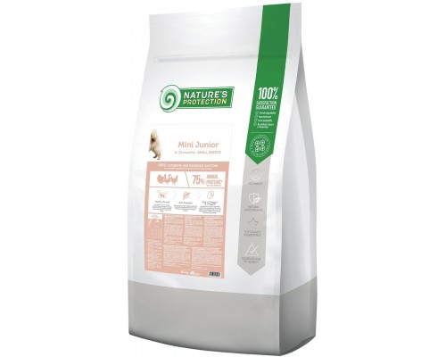 Сухий корм для собак Nature's Protection Mini Junior Small breeds 18 кг (NPB46026) Сухий корм для собак Nature's Protection Mini Junior Small breeds 18 кг (NPB46026)