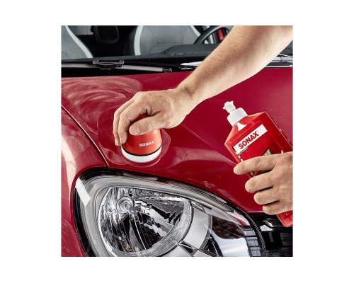 Автополіроль Sonax Polish Wax Color NanoPro red 500мл (296400)