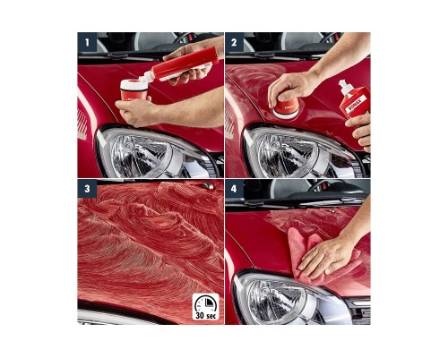 Автополіроль Sonax Polish Wax Color NanoPro red 500мл (296400)