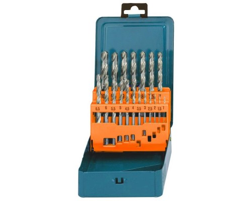 Набір свердл Makita D-54025, по металу, HSS-G, 19 шт. (D-54025)