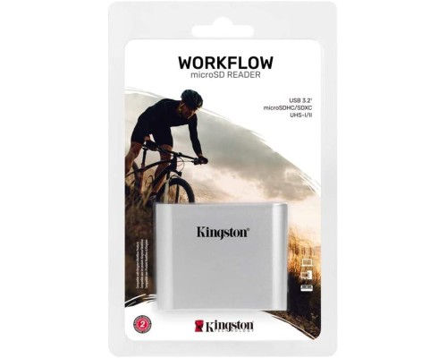 Зчитувач флеш-карт Kingston Workflow Dual-Slot microSDHC/XC UHS-II (WFS-SDC)