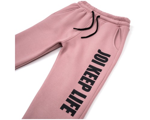 Спортивний костюм дитячий Joi на флісі (H-308-170G-pink)